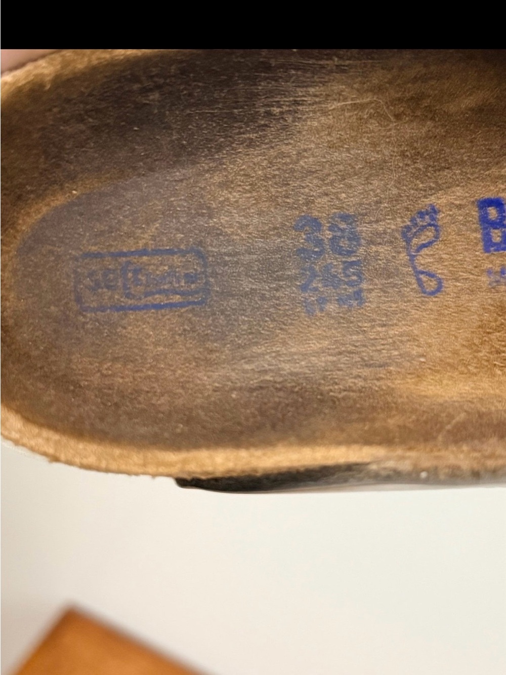 Birkenstock Arizona Silver Two Strap Sandals 38 EU 7.5 US - Picture 9 of 10